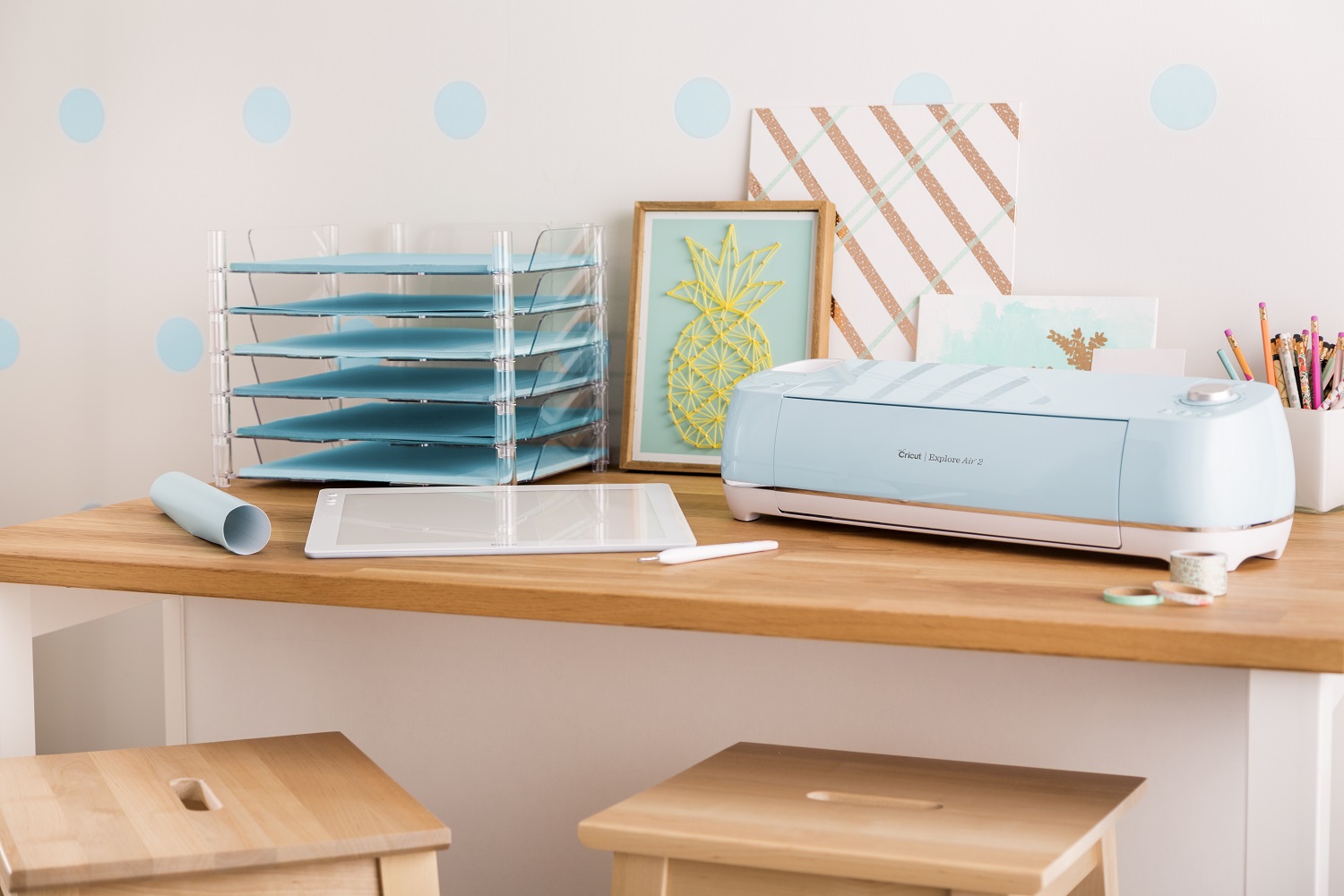 Plotter de Corte Cricut Explore Air 2 Azul Claro.