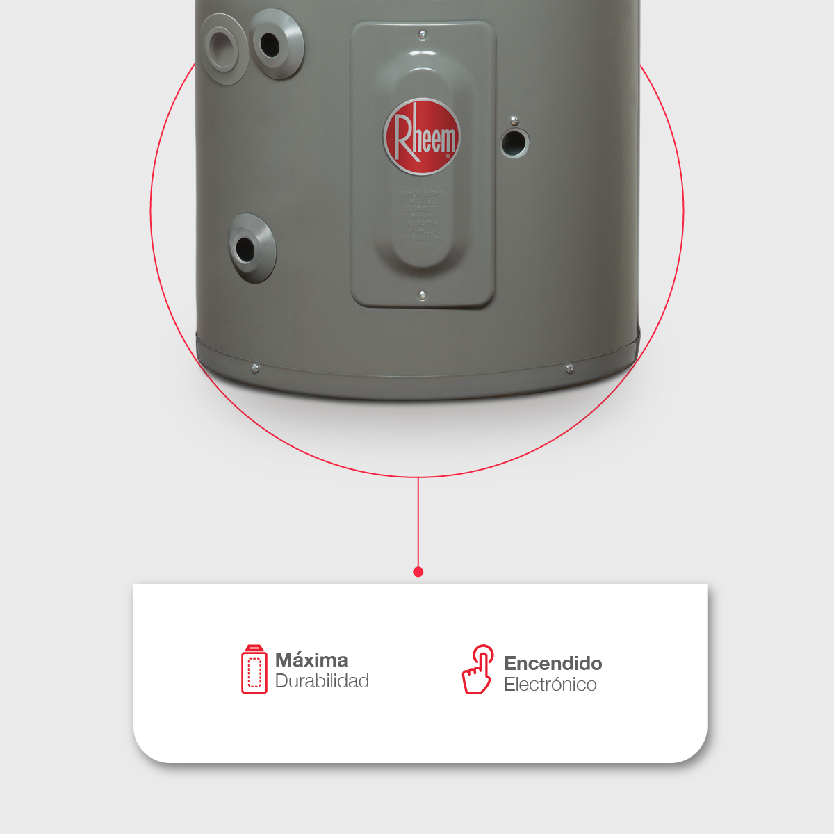 Calentador de Agua de Deposito Electrico 23 Litros 220 V 2 Lavabos