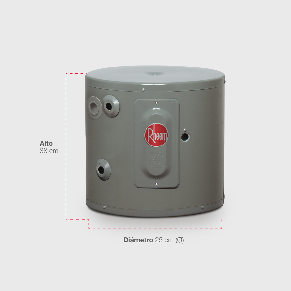 Calentador de Agua de Deposito Electrico 23 Litros 220 V 2 Lavabos