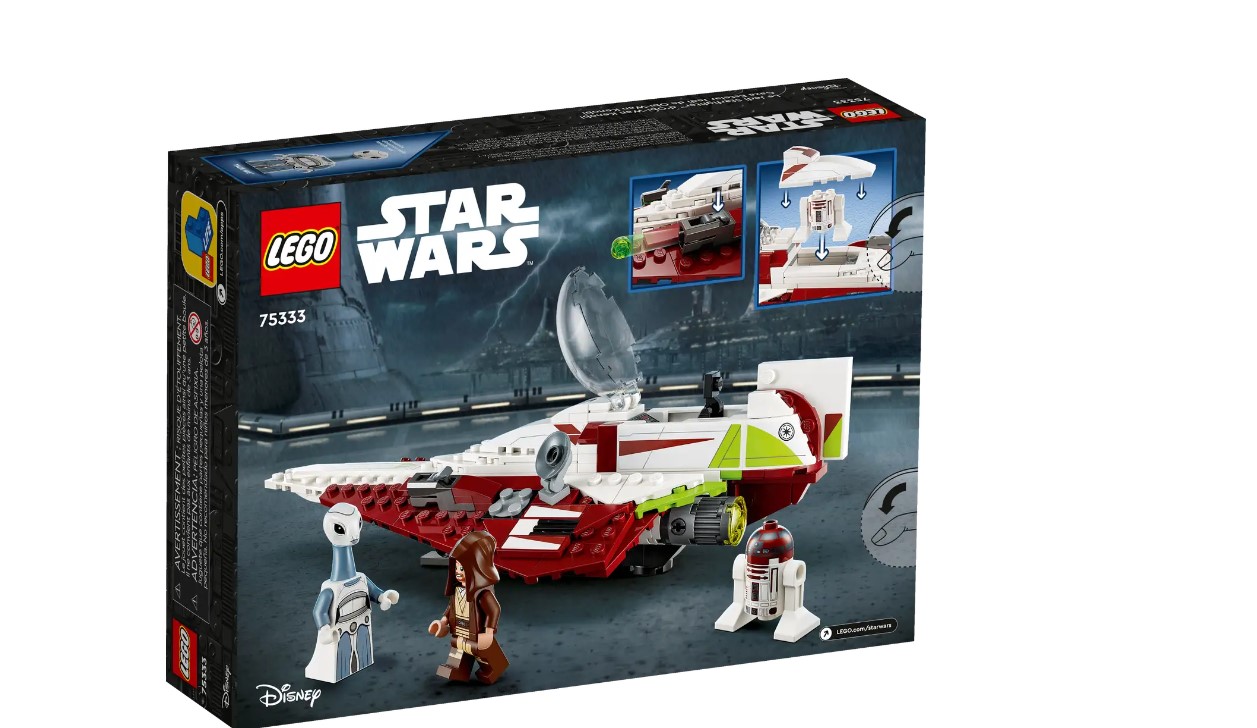 Lego Star Wars 75333 Caza Estelar Jedi De Obi-wan Kenobi.