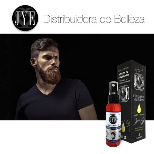3 Frascos Aceites Jye Para El Cuidado De La Barba Y Bigote Acondicionado 180Ml