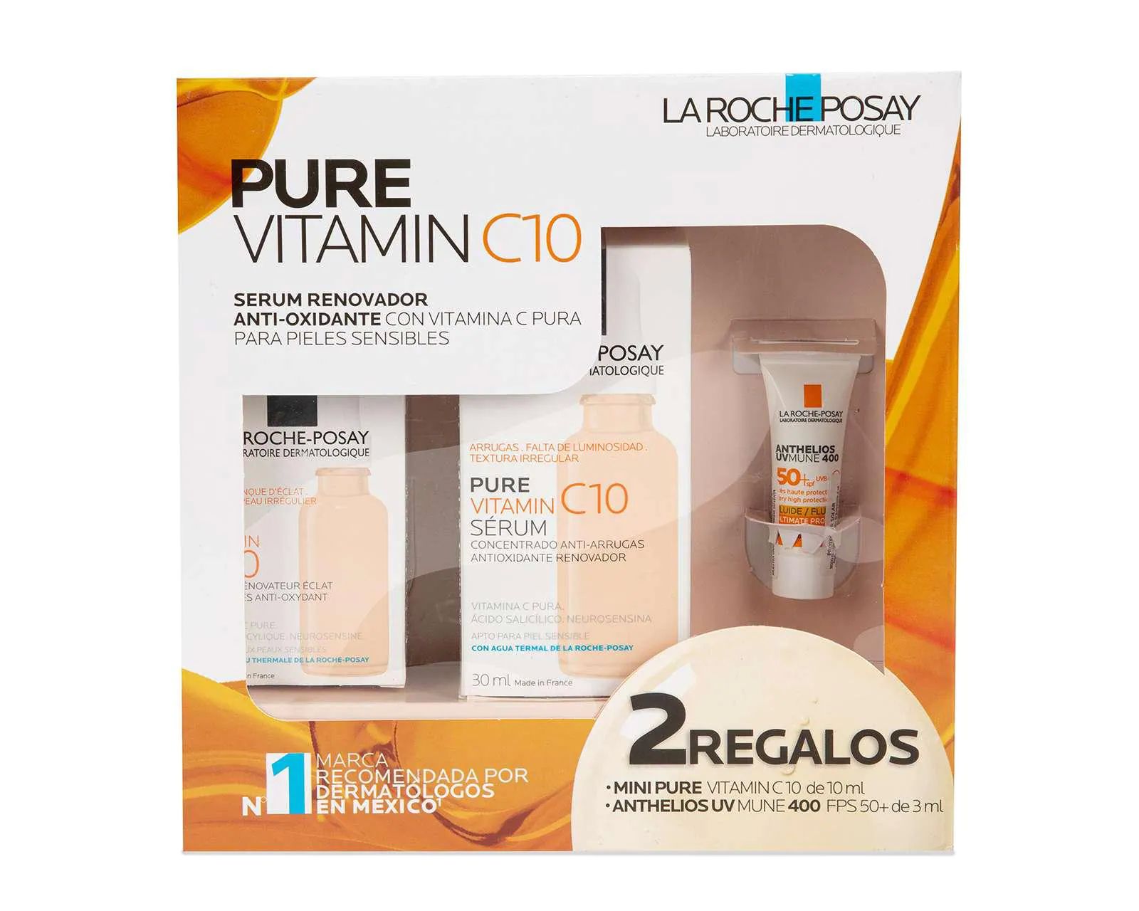Kit Pure Vitamina C10 La roche posay 30ml+Regalo