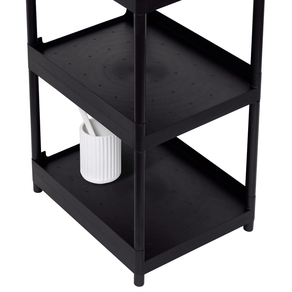 Estante Anaquel Multiusos 5 Niveles , Plástico, Negro