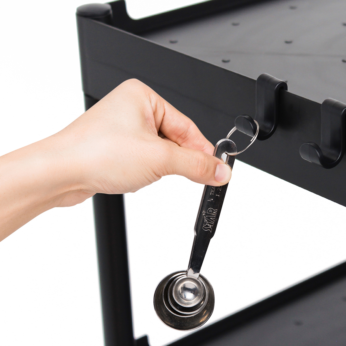 Estante Anaquel Multiusos 5 Niveles , Plástico, Negro