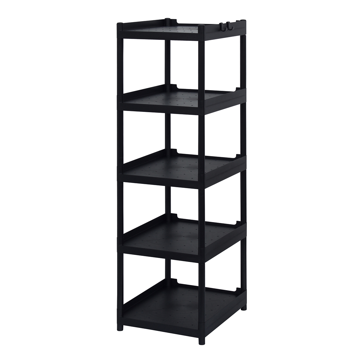 Estante Anaquel Multiusos 5 Niveles , Plástico, Negro