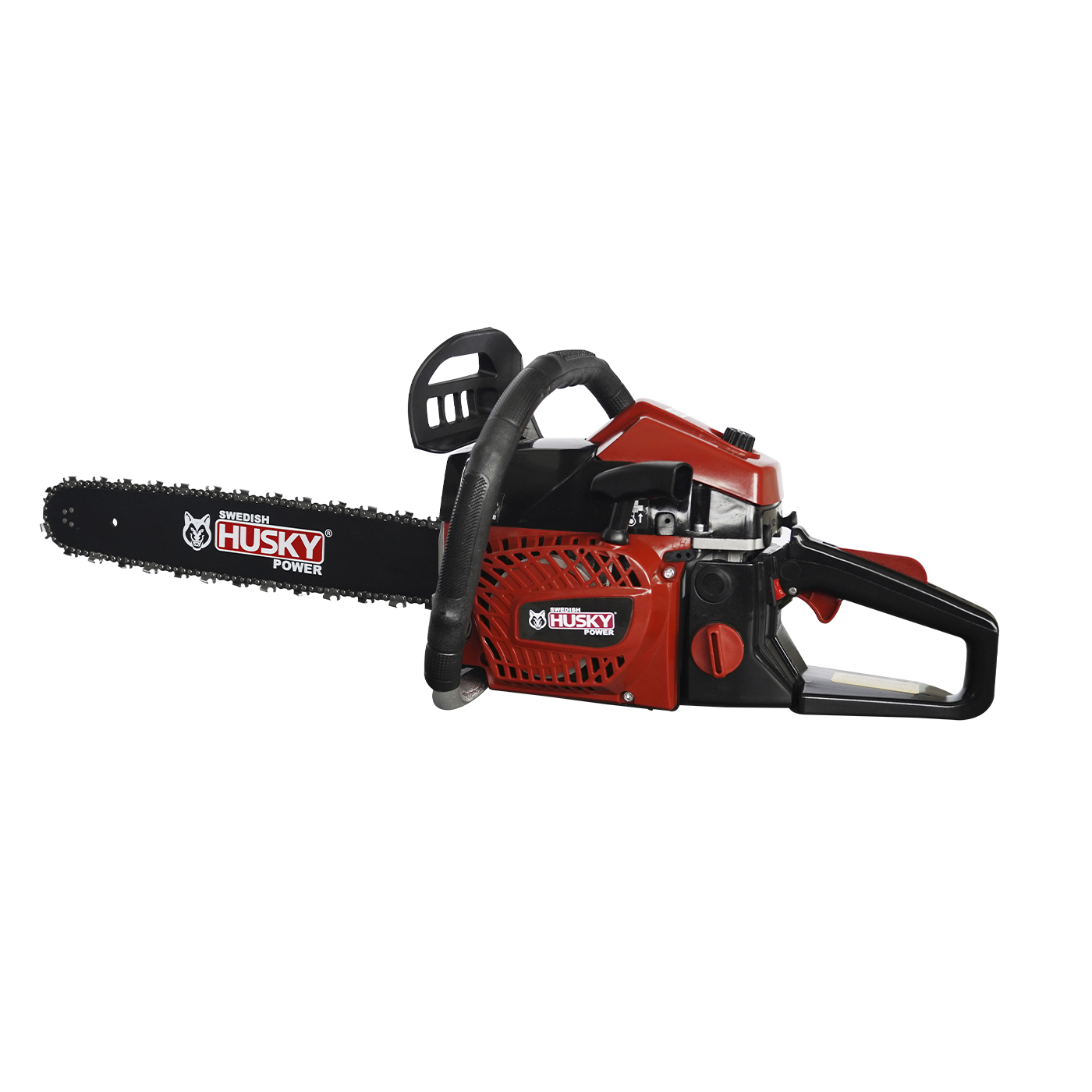 MOTOSIERRA SWEDISH HUSKY POWER C/BARRA DE 20 PULGADAS 52 CC 2.5 HP C/ACCESORIOS - HKM52PLUS
