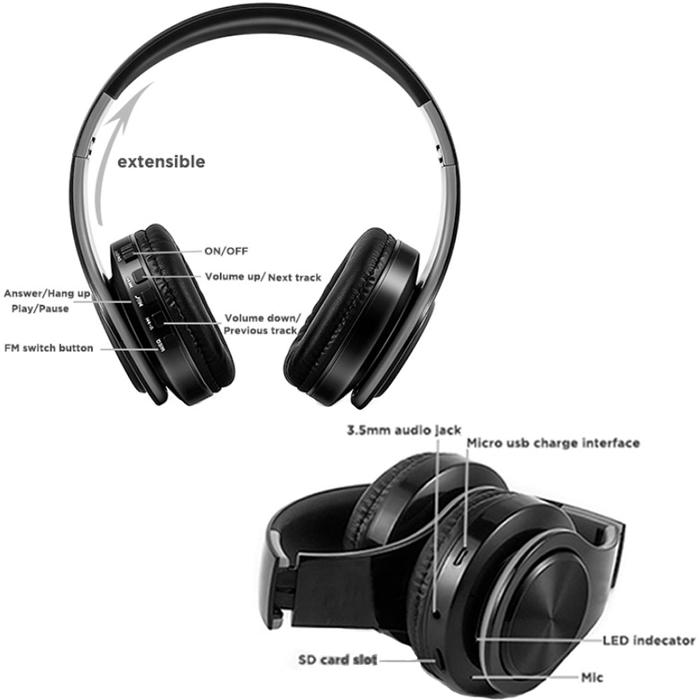 Venta de Audífonos Diseño Plegable, MXUND-004-5, Rosa, Cable 1 m, 96dB, 20Hz a 20000Hz, SoundPro