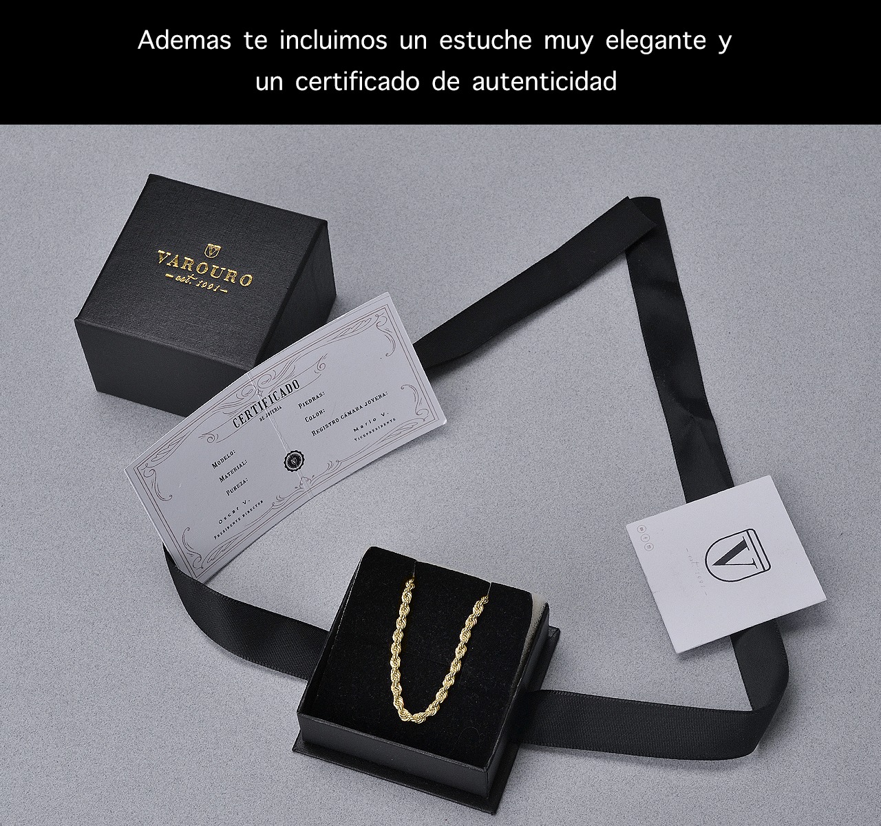 Cadena Torzal Italiano Oro Sólido 10k Torsal | 55cm - 4mm