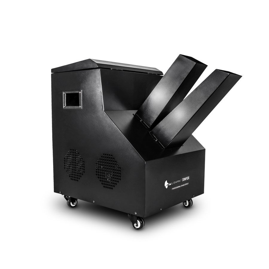 Maquina de confeti doble  ALIEN PRO confitera grande confex