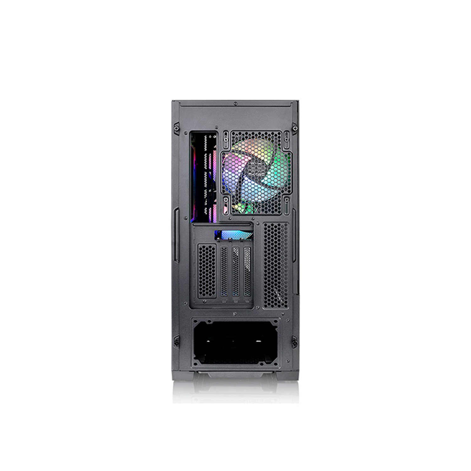 Gabinete Thermaltake Divider 370 TG ARGB ATX Cristal Miditower Usb 3.0 Negro CA-1S4-00M1WN-00.
