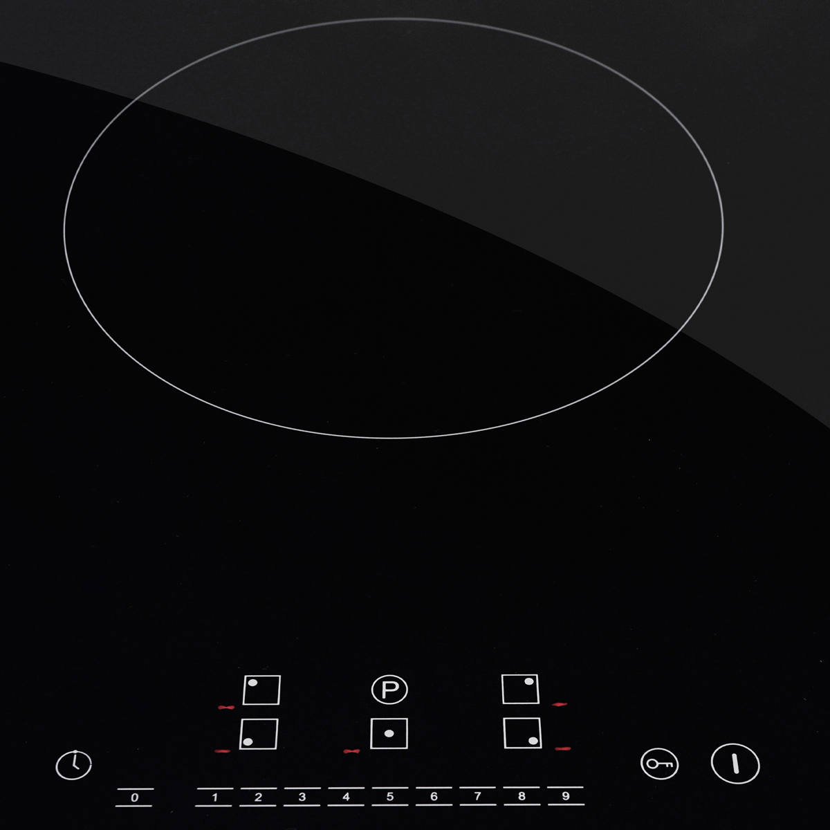 Parrilla Eléctrica De Inducción Magnética A 220v Empotrable Con 5 Quemadores 5Q-IN-220V
