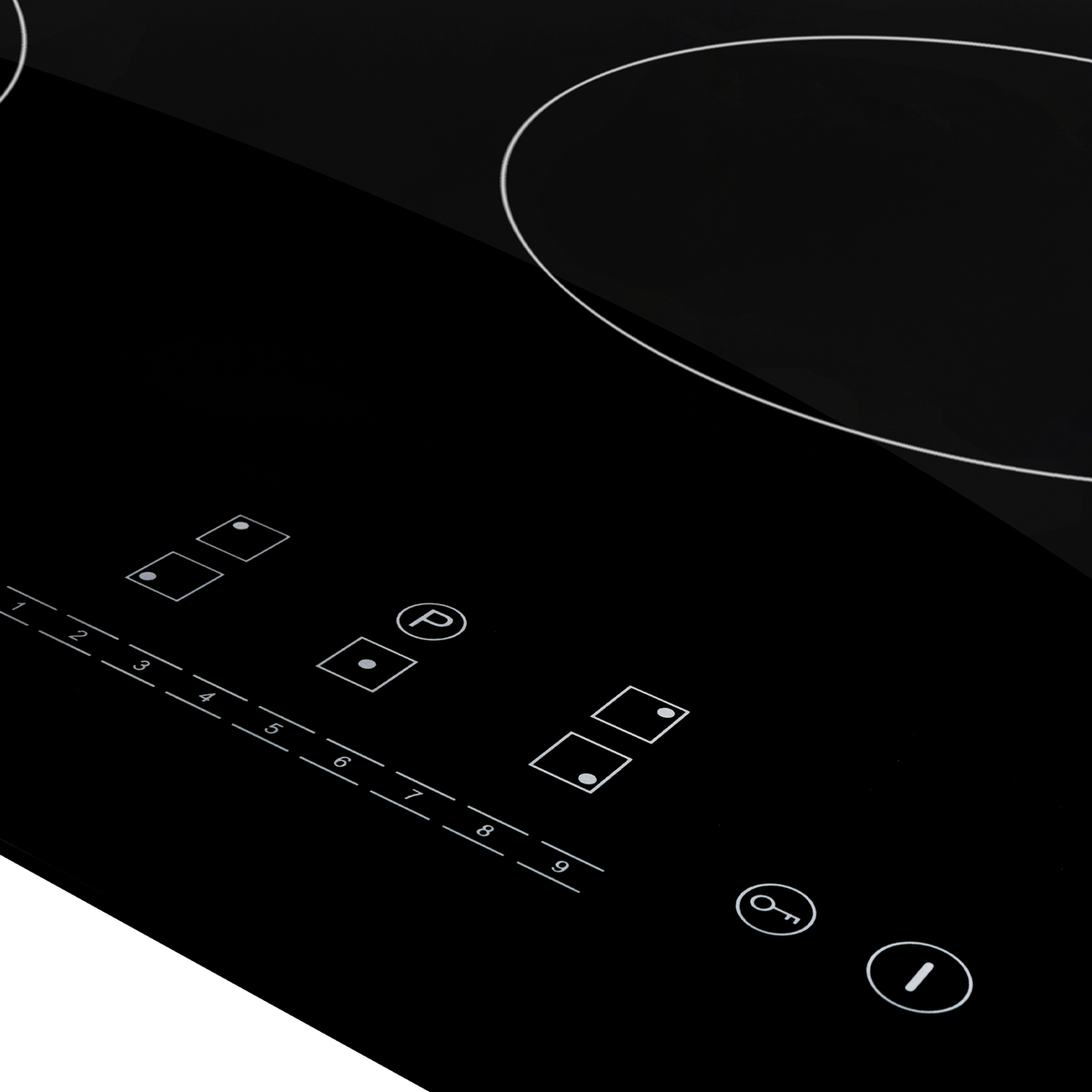 Parrilla Eléctrica De Inducción Magnética A 220v Empotrable Con 5 Quemadores 5Q-IN-220V