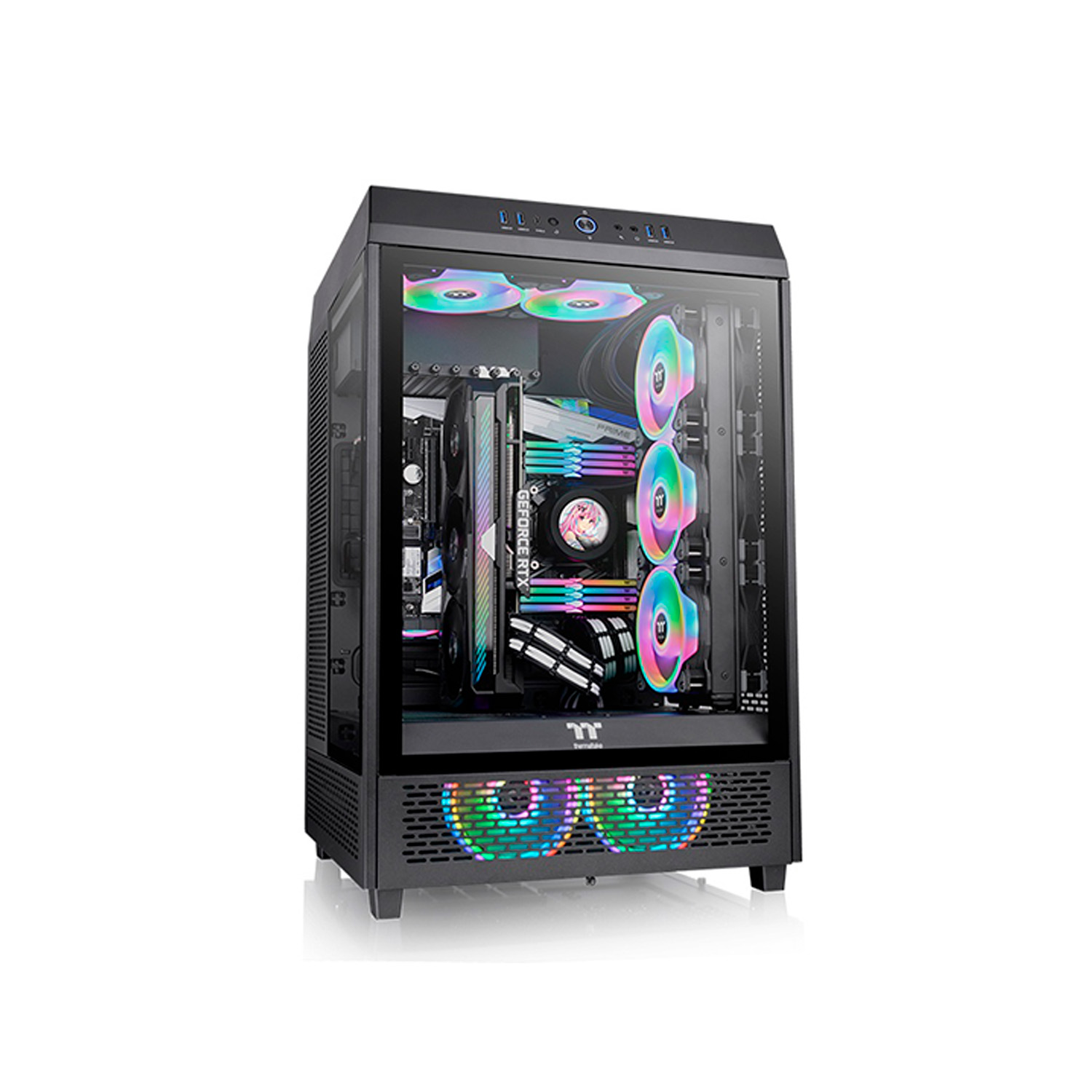 Gabinete Thermaltake Tower 500 Atx Cristal Miditower Negro Ca-1X1-00M1Wn-00