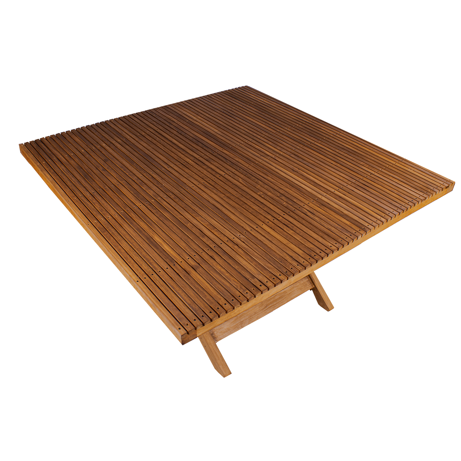 Mesa Cuadrada Modelo Terraza, 150x150 . Rústico Tratable . Leer Descripción