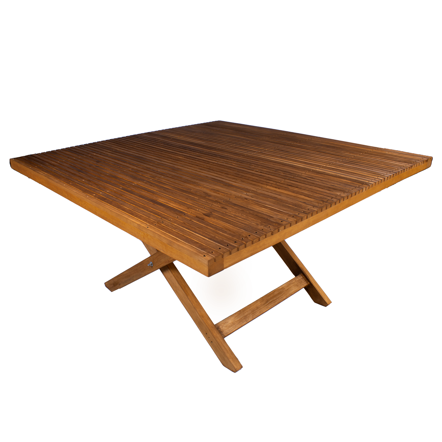 Mesa Cuadrada Modelo Terraza, 150x150 . Rústico Tratable . Leer Descripción