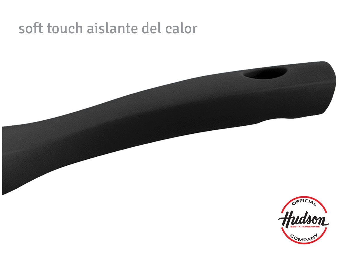 Sartén Plancha Doble Antiadherente 26 Cm Aluminio Negro Huds