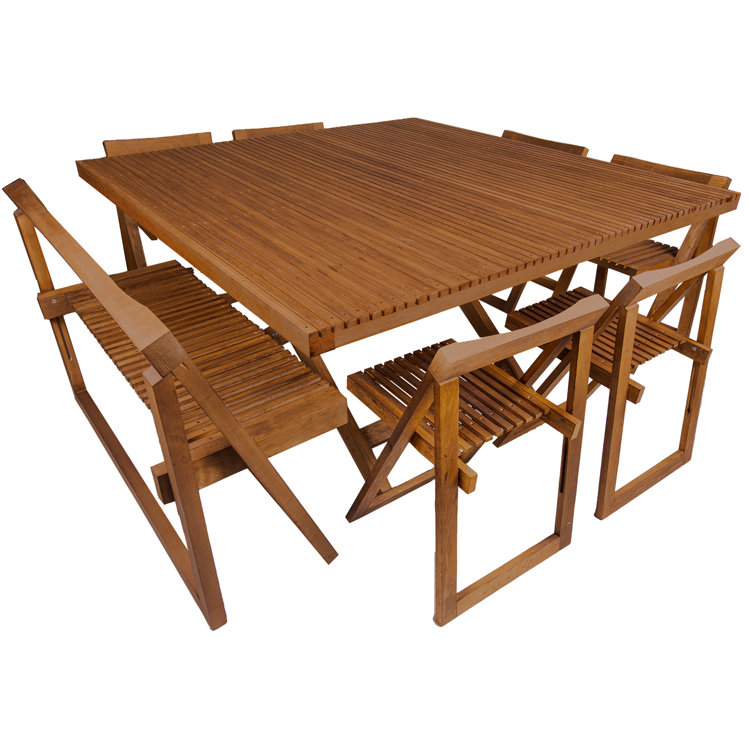 comedor palax de madera para 8 personas cuadrado mesa y sillas de tela  color café