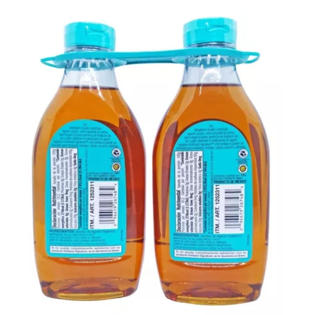 Endulzante De Agave Azul Organico Kirkland 2 Piezas De 1.02 Kg