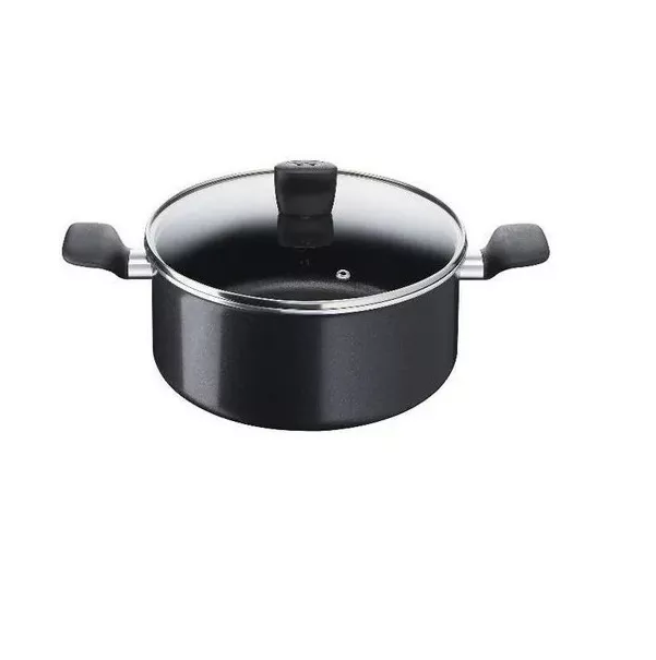 Olla Inducción 24 Cms Tfal Start Easy C2674602 Negro