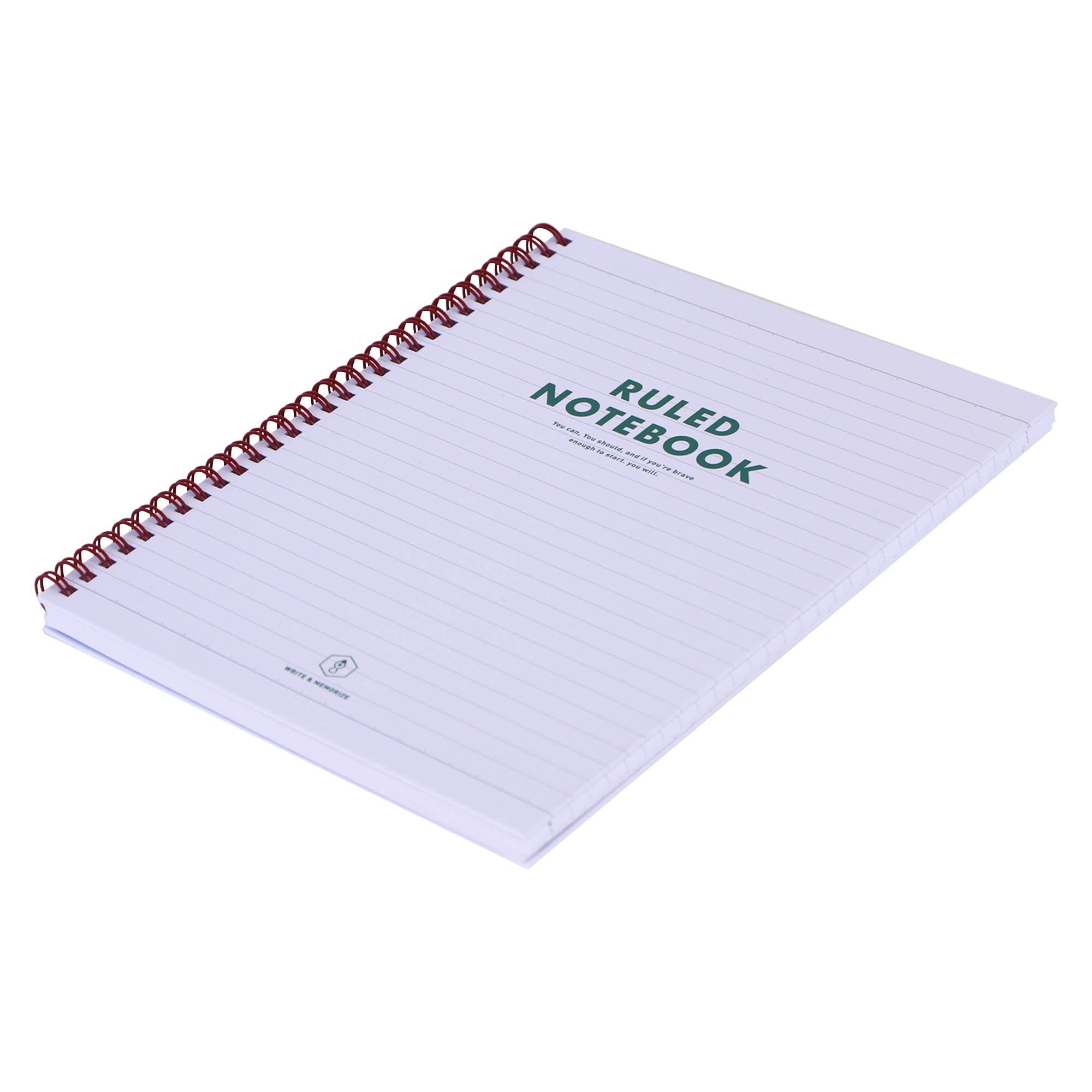 Cuaderno Pasta Dura  2 Pack Rosa/Blanco, 80 hojas