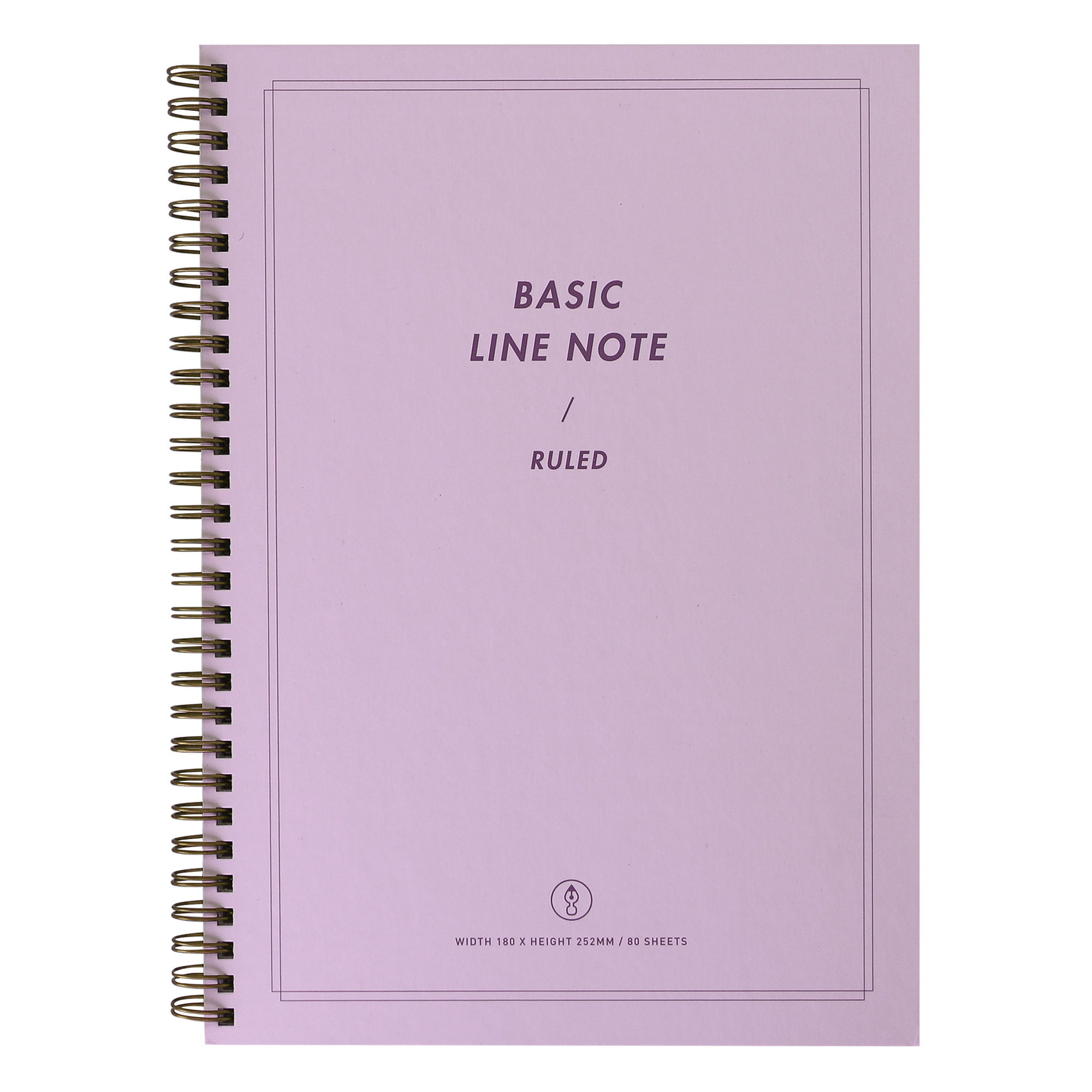 Cuaderno Pasta Dura  2 Pack Rosa/Blanco, 80 hojas