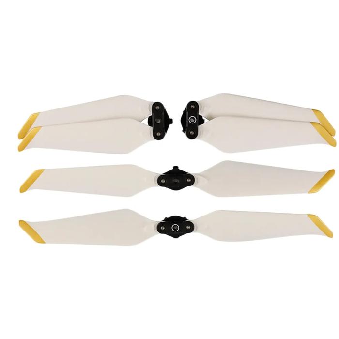 Aspas Resistente a los Golpes, MXMVL-002-8, Blanco/Dorado, DJI Mavic 2, Plástico, 2 pzas, x Empaque, PropCool