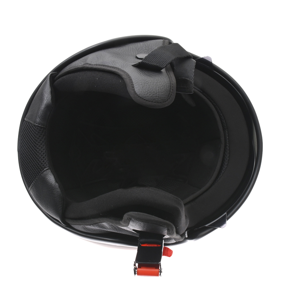Casco Moto 3/4 ITALIKA certificado DOT Estrella gafas visera desmontable