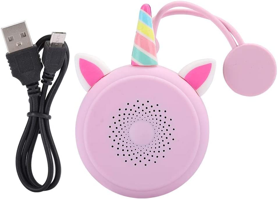 Lexibook Altavoz Bluetooth Unicornio Iluminado – Figura Con Luz, Bluetooth 5.0, Puerto USB-C, Ideal Como Luz Nocturna Y Decoración Infantil