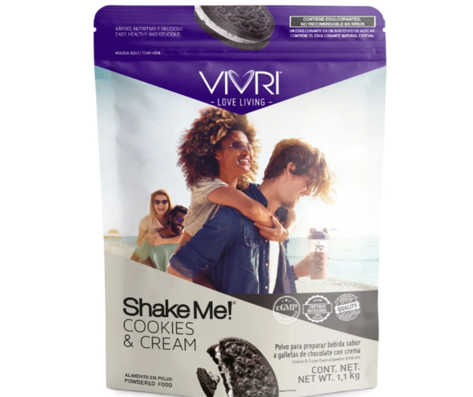 Vivri Shake Me - Chocolate 20 Porciones Nutricon Esencial