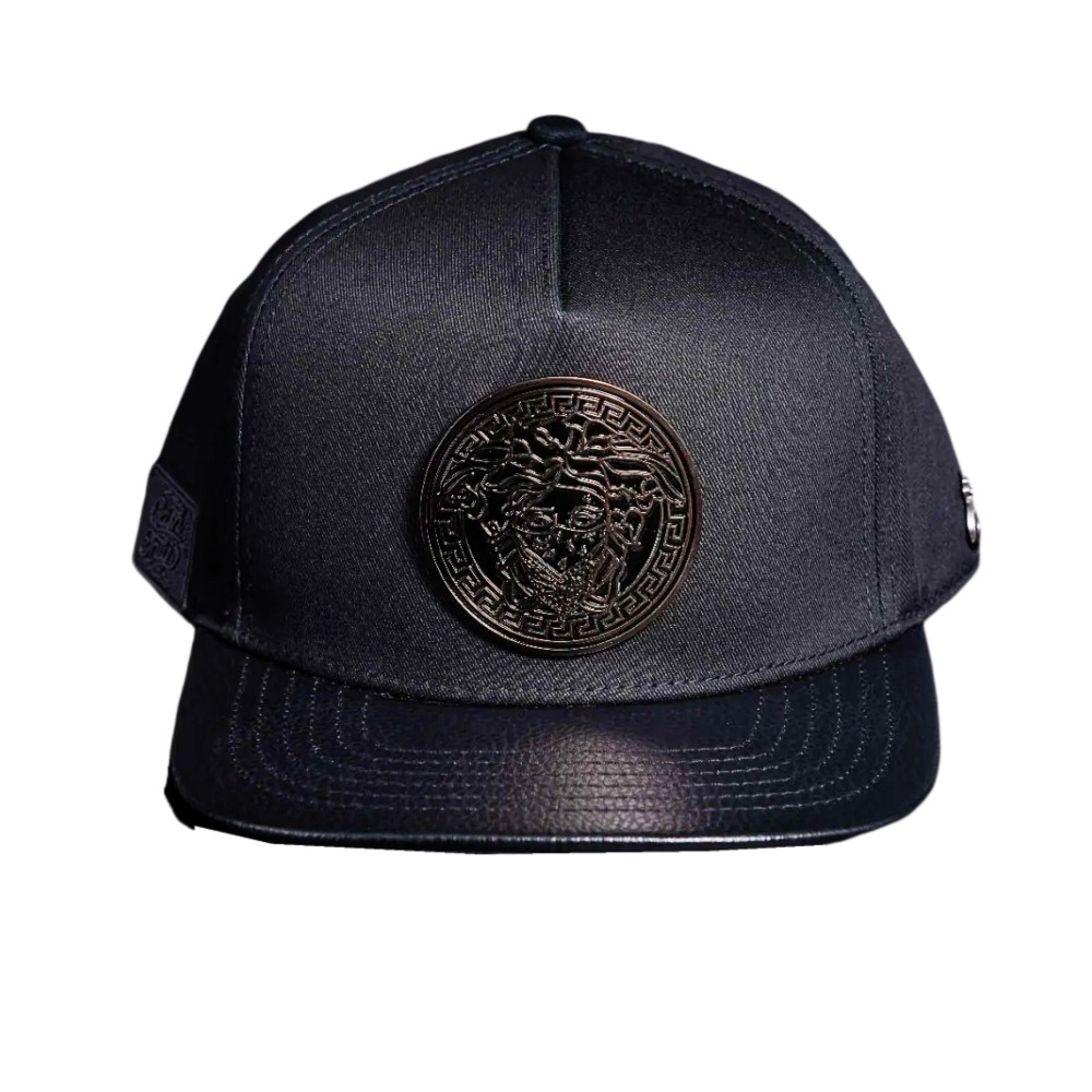 GORRA CASH ONLY MEDUSA MATTE NEGRO-HOMBRE VERSACE-02