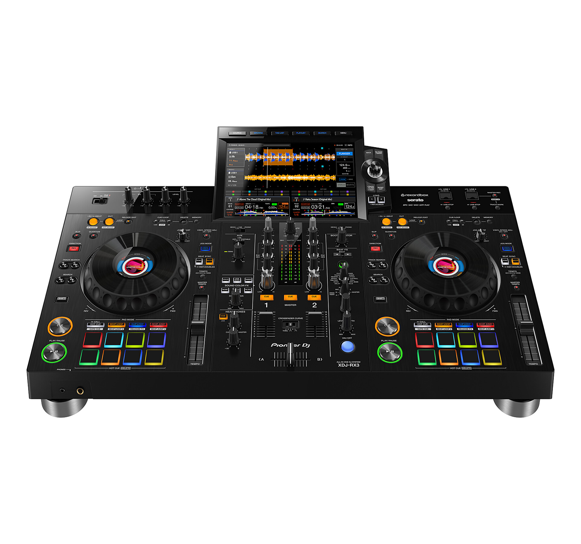 Sistema de DJ para performances «todo en uno» de 2 canales (Negro) XDJ-RX3 Pioneer