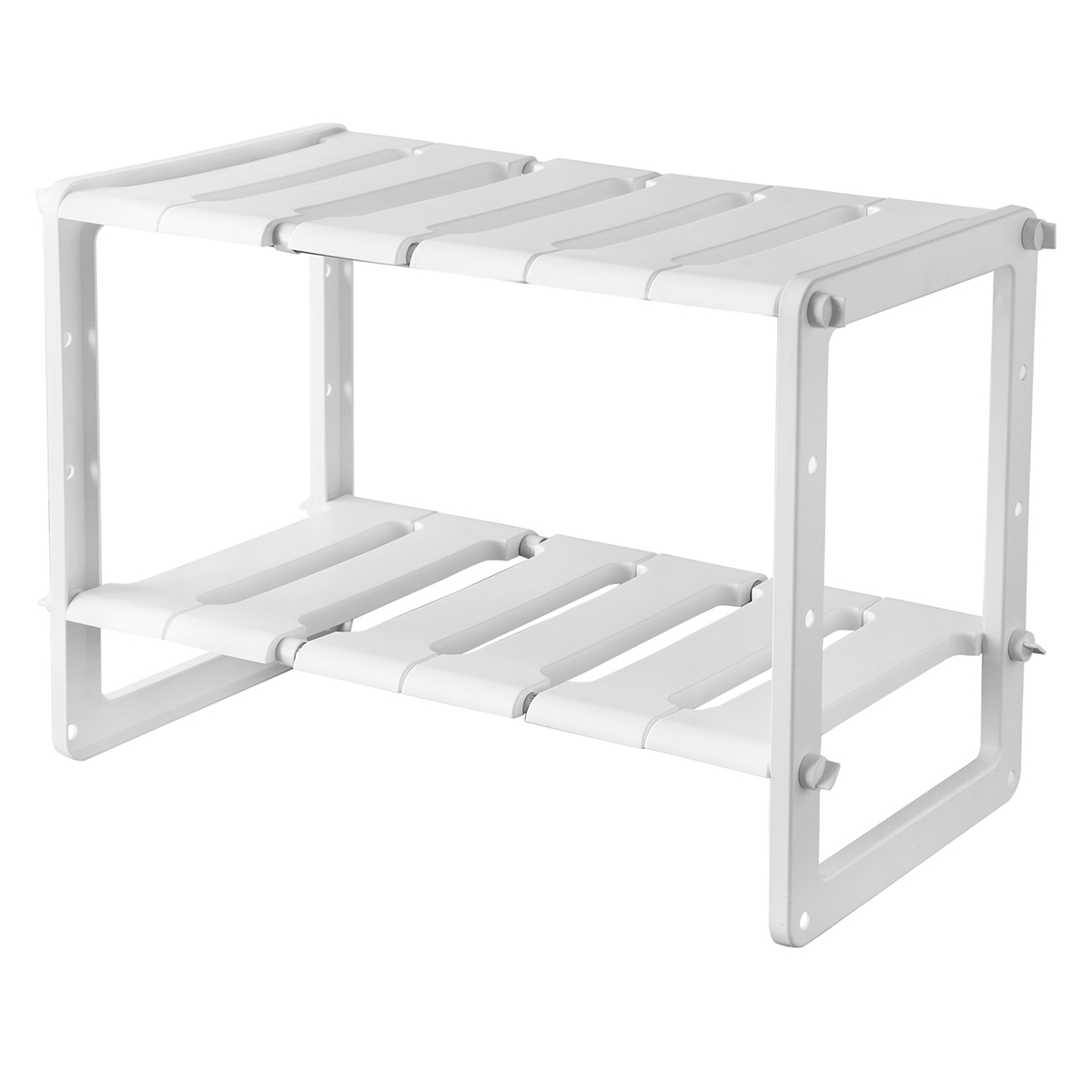 AGBOX Estante Organizador De Fregadero Blanco LTHMK001