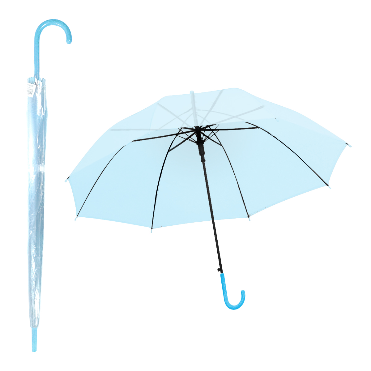 Paraguas Transparente Sombrilla para lluvia 1 pz