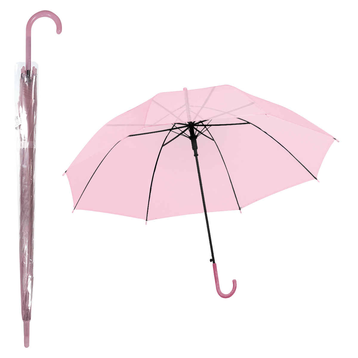 Paraguas Transparente Sombrilla para lluvia 1 pz