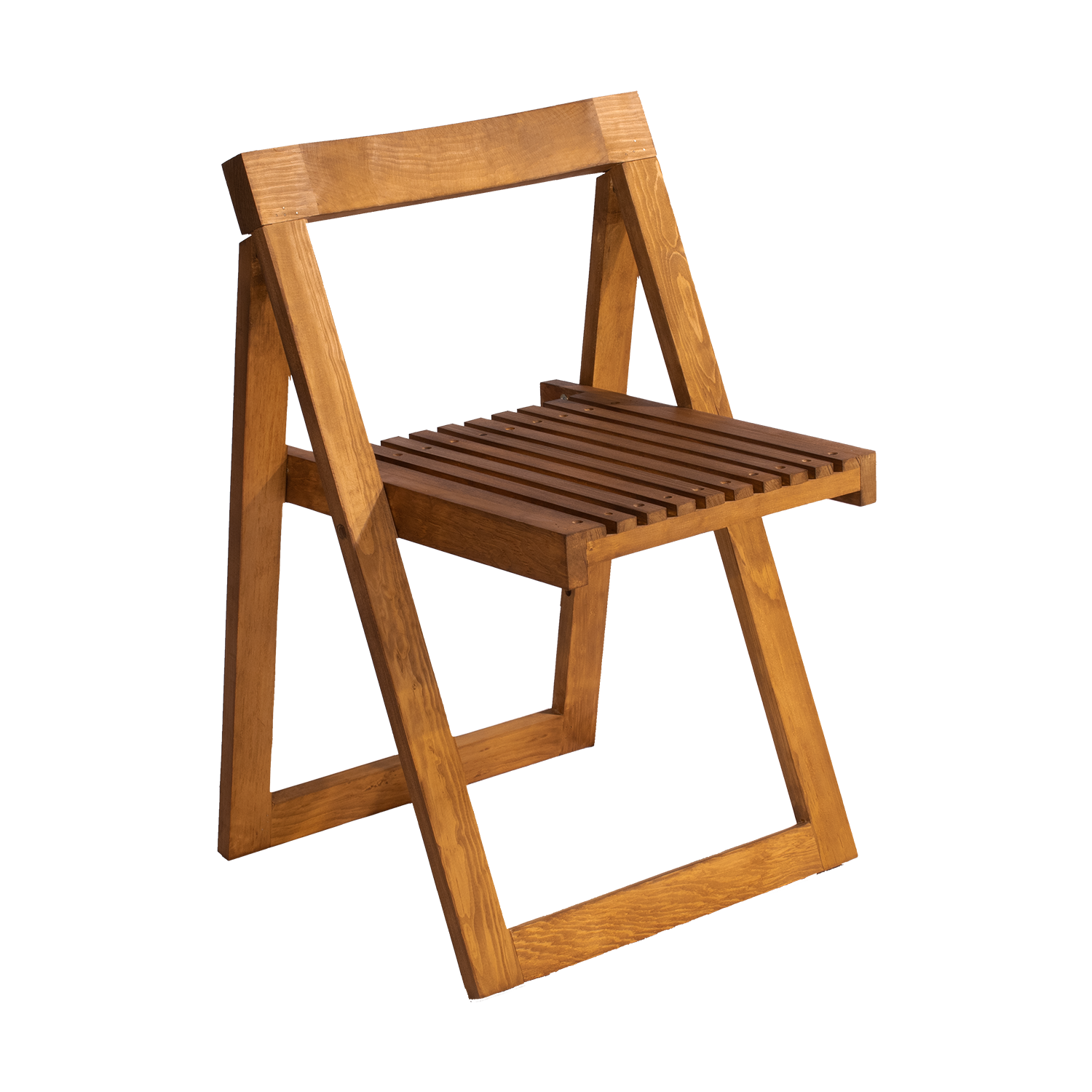 Set de 4 sillas de madera plegables Modelo Terraza . Rústico Tratable . Leer Descripción