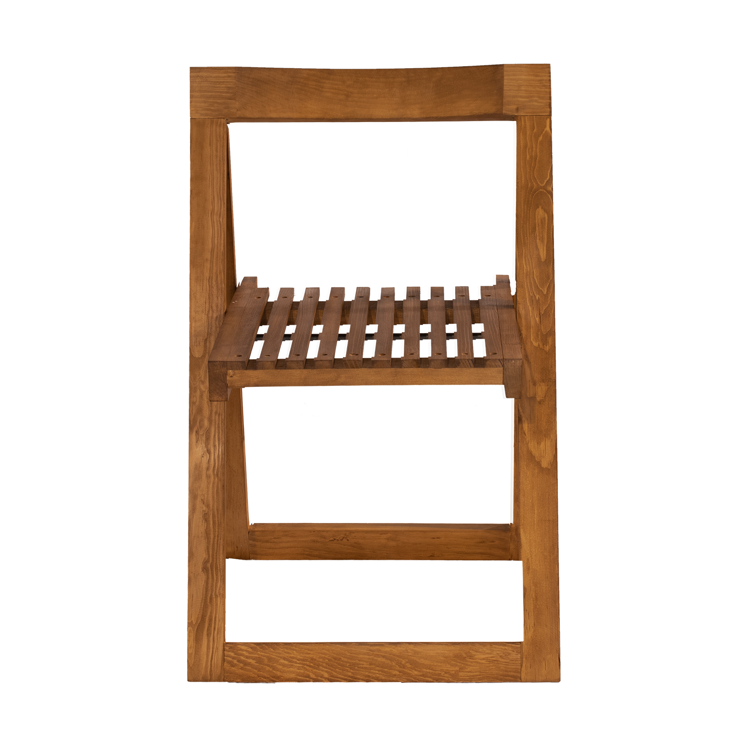 Set de 4 sillas de madera plegables Modelo Terraza . Rústico Tratable . Leer Descripción