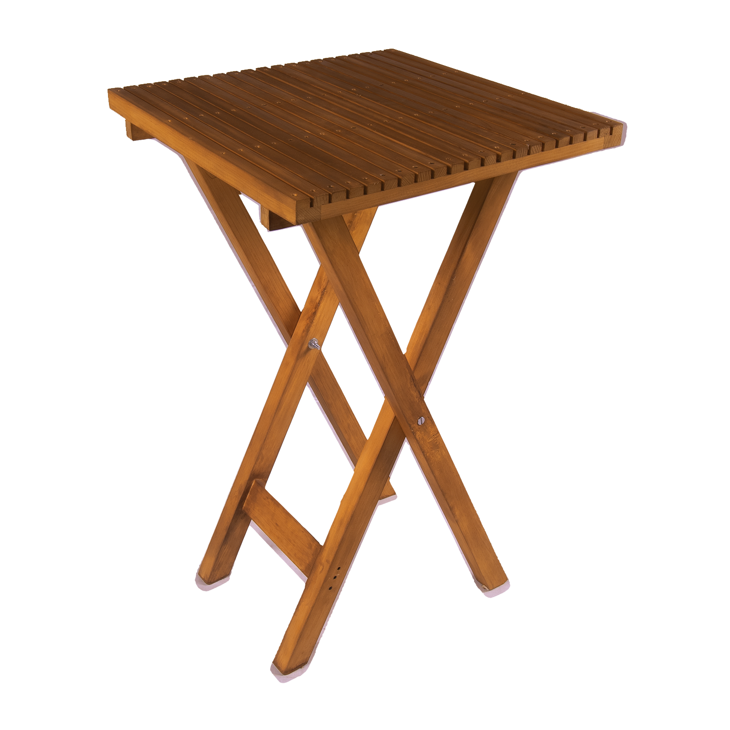 Mesa Alta Cuadrada Modelo Terraza, 60x60x102 . Rústico Tratable . Leer Descripción