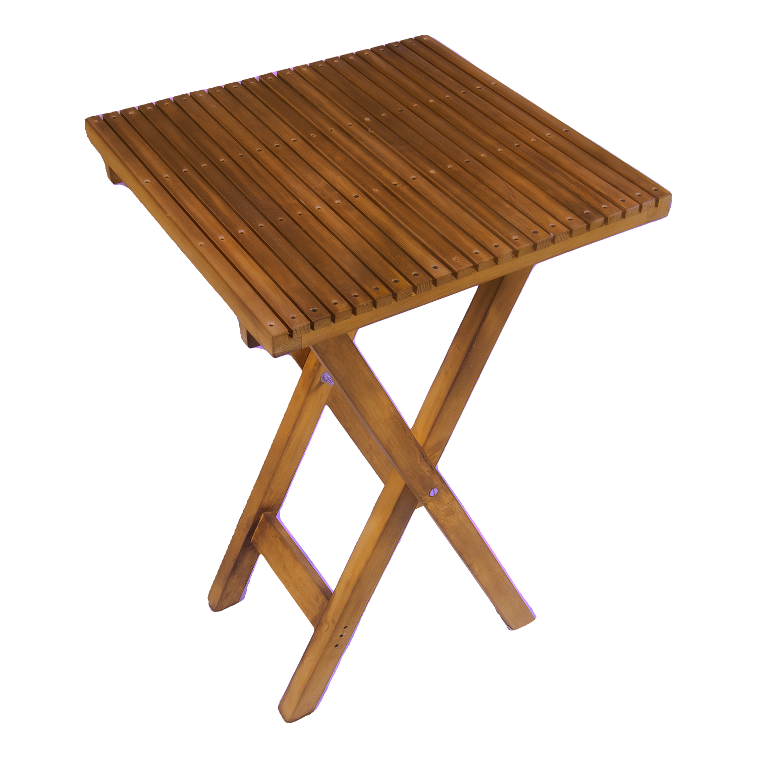 Mesa Alta Cuadrada Modelo Terraza, 60x60x102 . Rústico Tratable . Leer Descripción