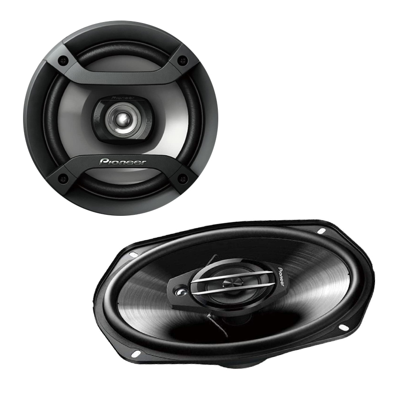  Bocinas para auto medida  6.5" y 6.9" Pioneer  TS-G6930F Y TS-F1634R