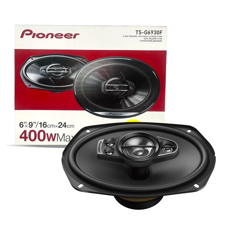  Bocinas para auto medida  6.5" y 6.9" Pioneer  TS-G6930F Y TS-F1634R