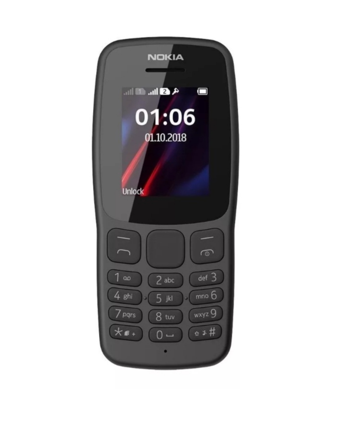 Nokia 106 Dual SIM 4 MB gris oscuro 4 MB RAM