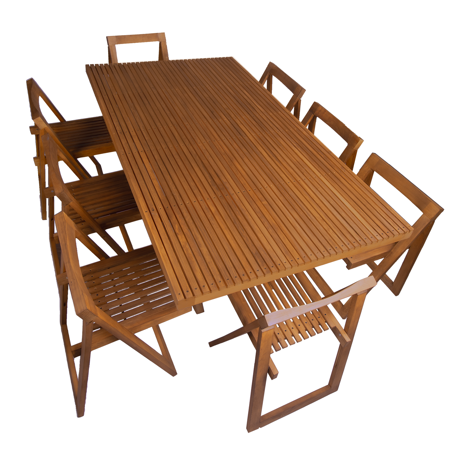 Comedor Rectangular Modelo Terraza 8 personas 100x180 . Rústico Tratable . Leer Descripción