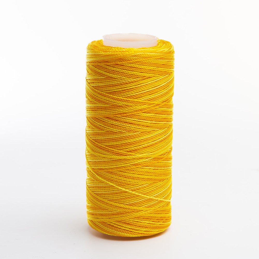 Caja 6 Pzs Hilo Crochet Nylon Amarilo canario Selanusa