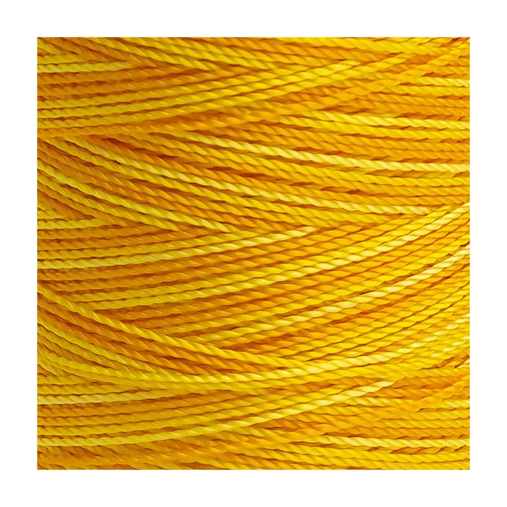 Caja 6 Pzs Hilo Crochet Nylon Amarilo canario Selanusa