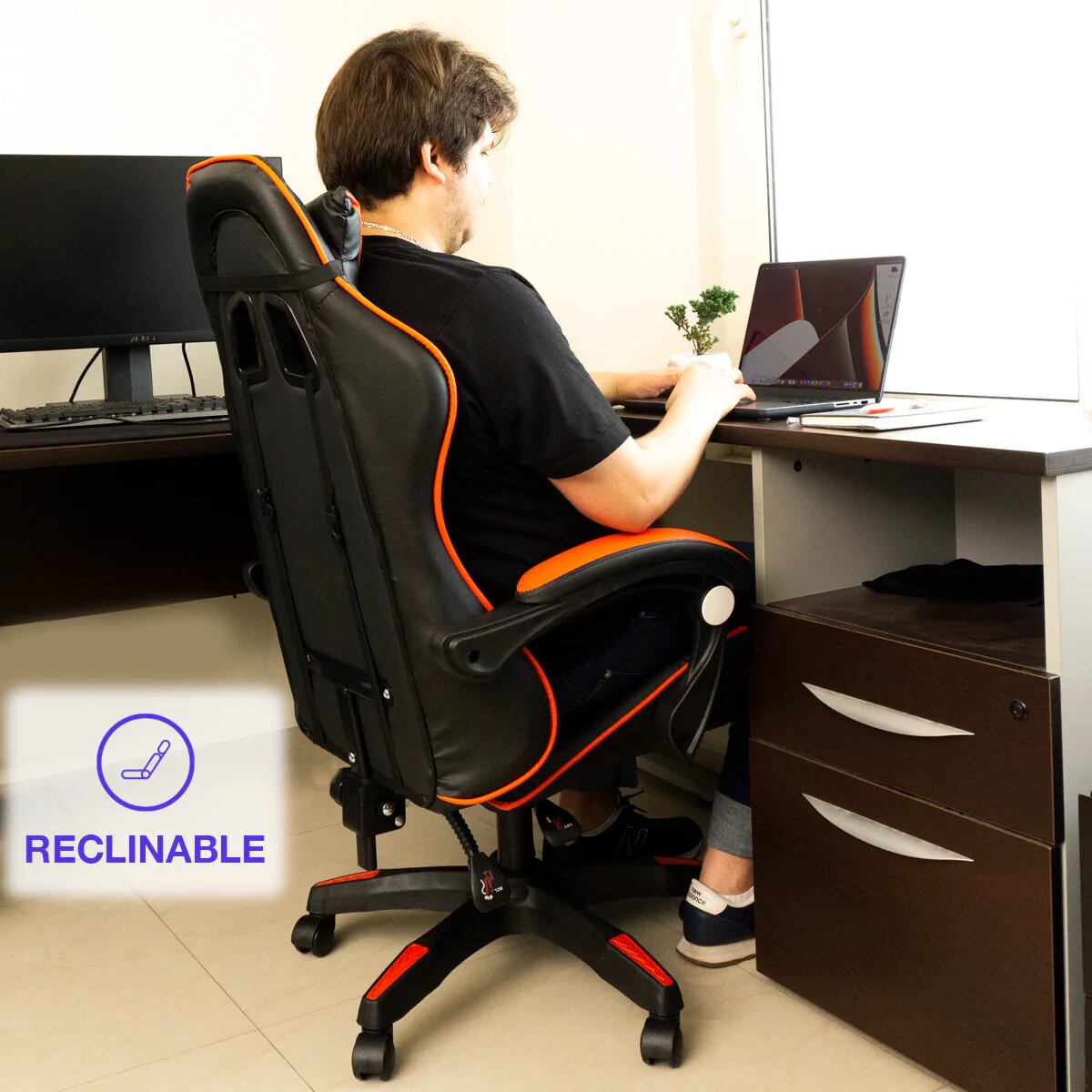 Silla Gamer Ergonomica Reclinable Gaming Pc