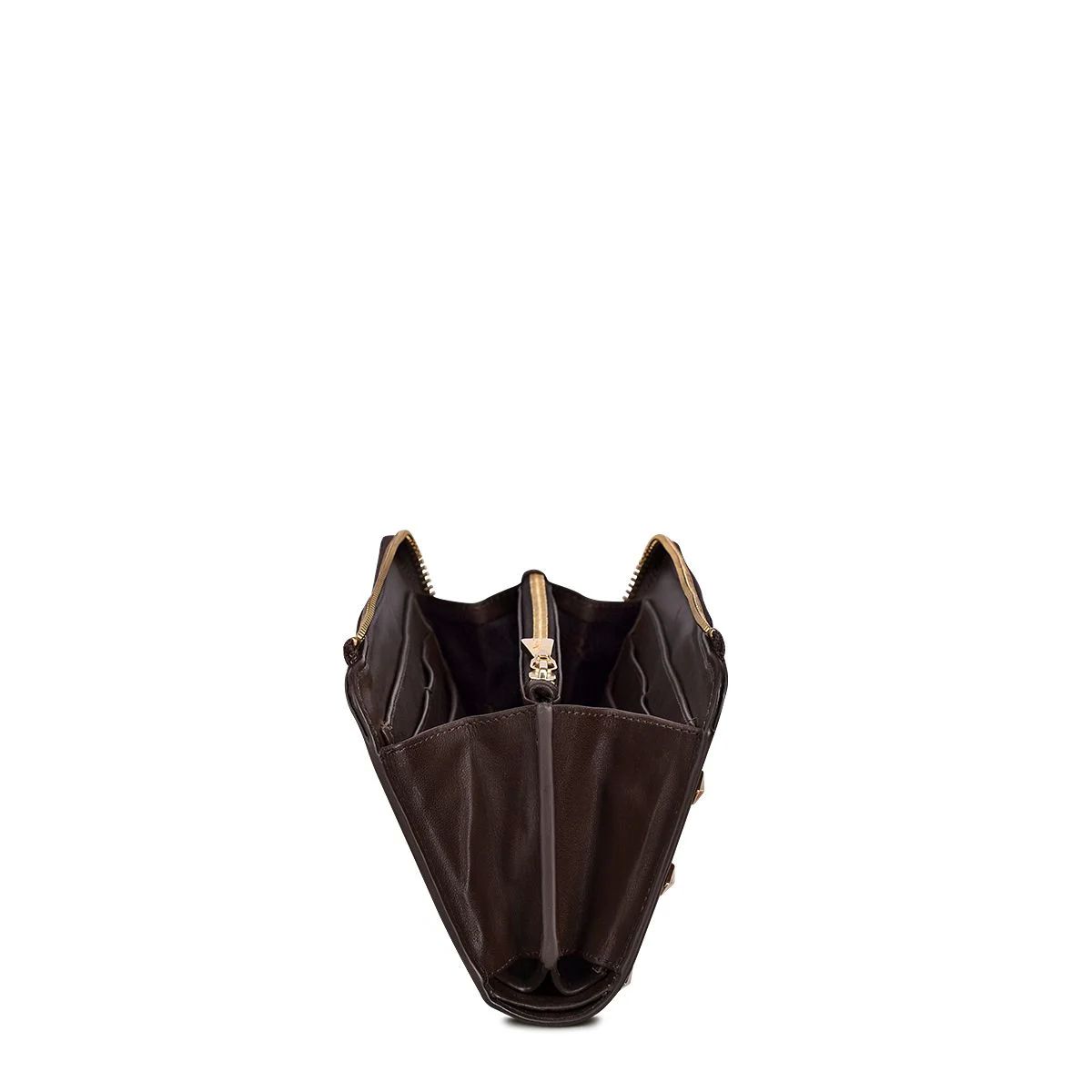 Billetera Cuadra en piel genuina de mantarraya para Dama