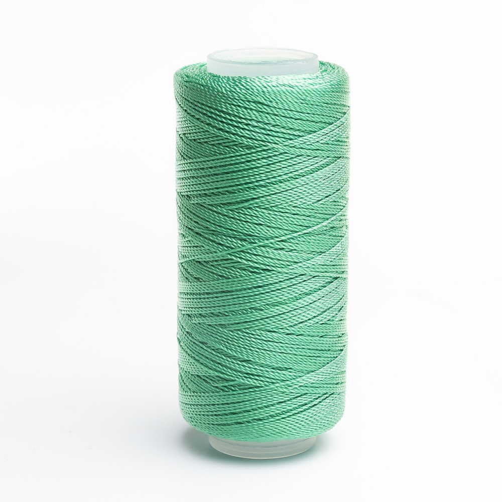 Caja 6 Pzs Hilo Crochet Nylon Verde menta Selanusa