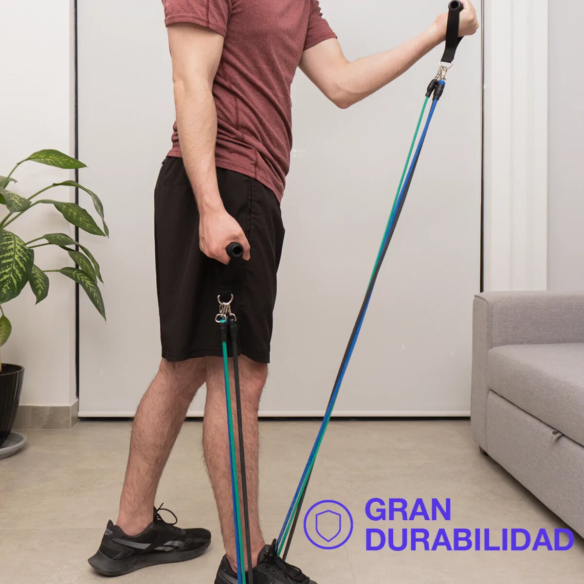 Bandas Elásticas De Resistencia Ejercicios Kit De 11 Piezas.