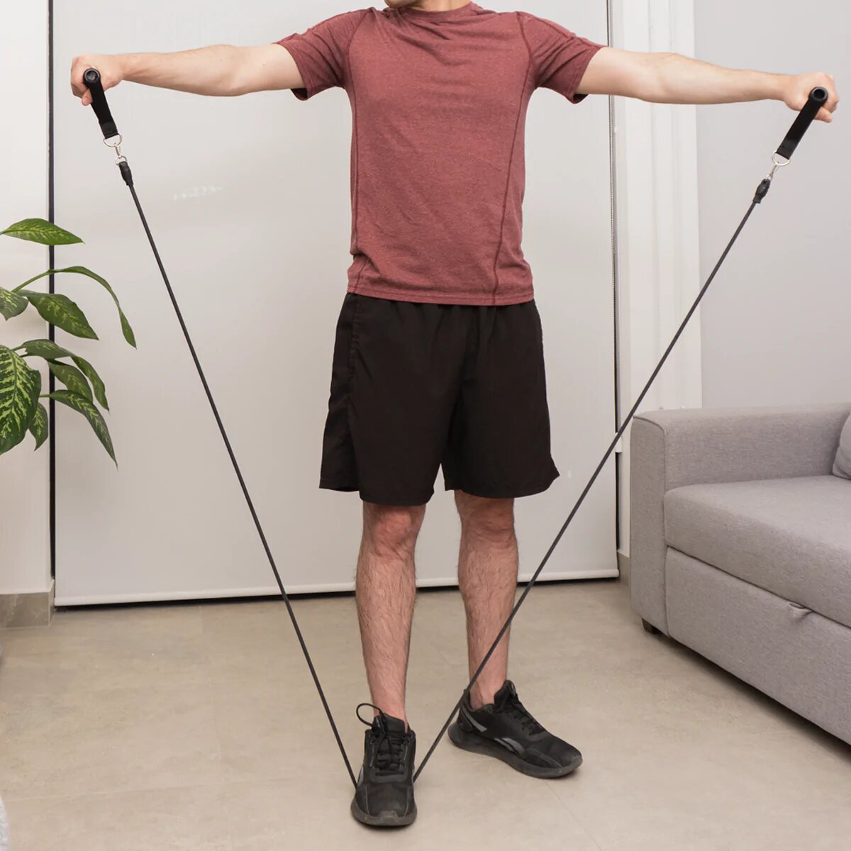 Bandas Elásticas De Resistencia Ejercicios Kit De 11 Piezas.