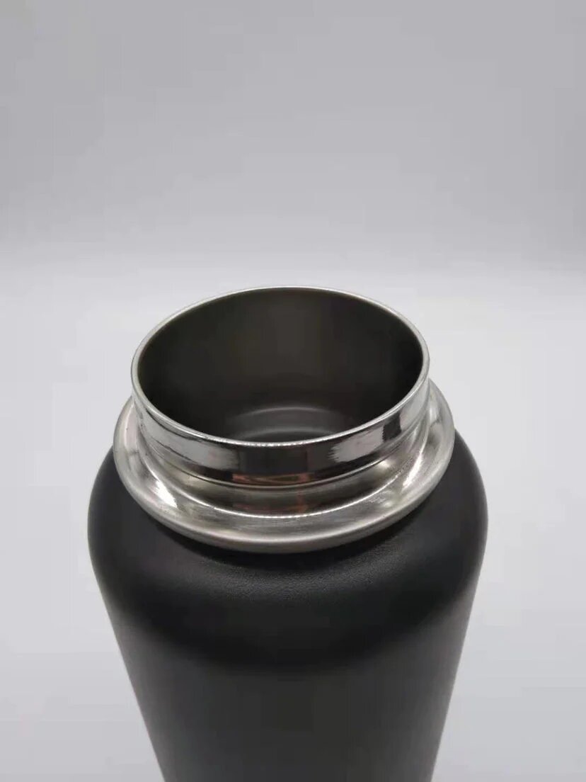Botella térmica de acero inoxidable de 1,5 litros, café caliente, agua  helada, color negro